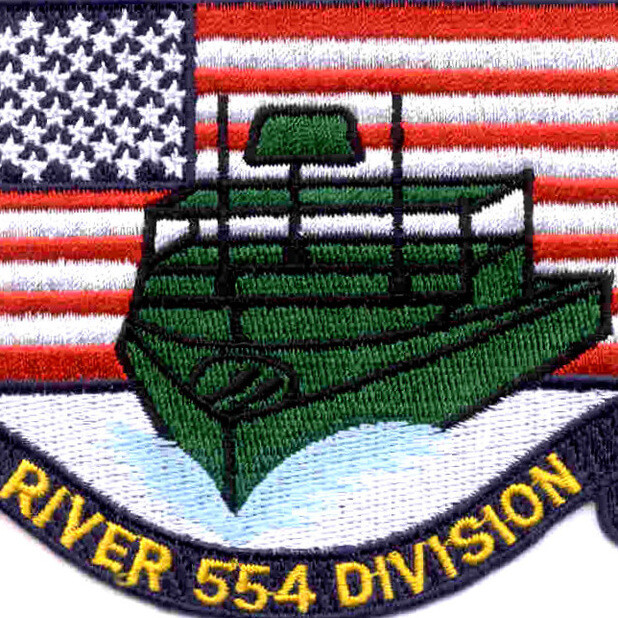 RIVDIV 554 River Division Patch Flag
