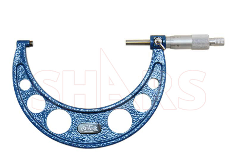 SHARS 0-6" SOLID METAL FRAME MICROMETER SET NEW R}