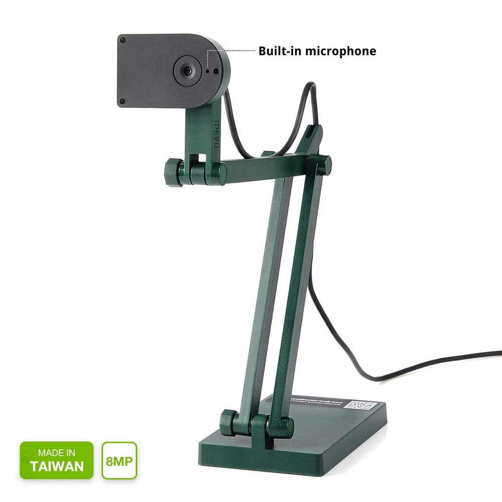 V4K Ultra High Definition 8MP USB Document Camera — Mac OS, Windows, Chromebo...