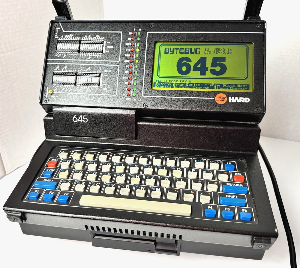 Hard Engineering BYTEBUG-645 Data Line Analyzer Monitor -w/Cable & Carrying Case