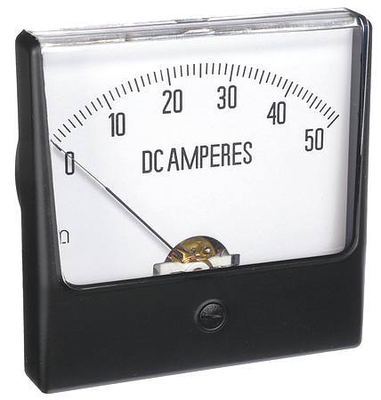 GRAINGER APPROVED 12G433 Analog Panel Meter,DC Current,0-300 DC A 12G433