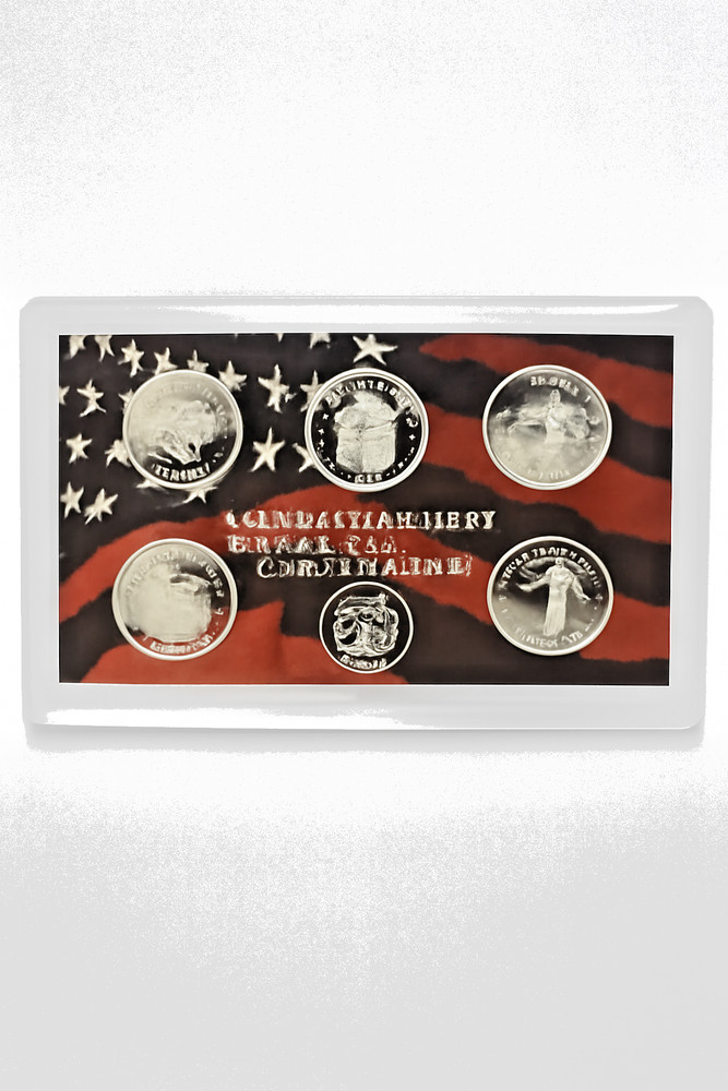 2008-S Silver State Quarters Proof Set OGP 90% Silver Pristine Blue Box & COA