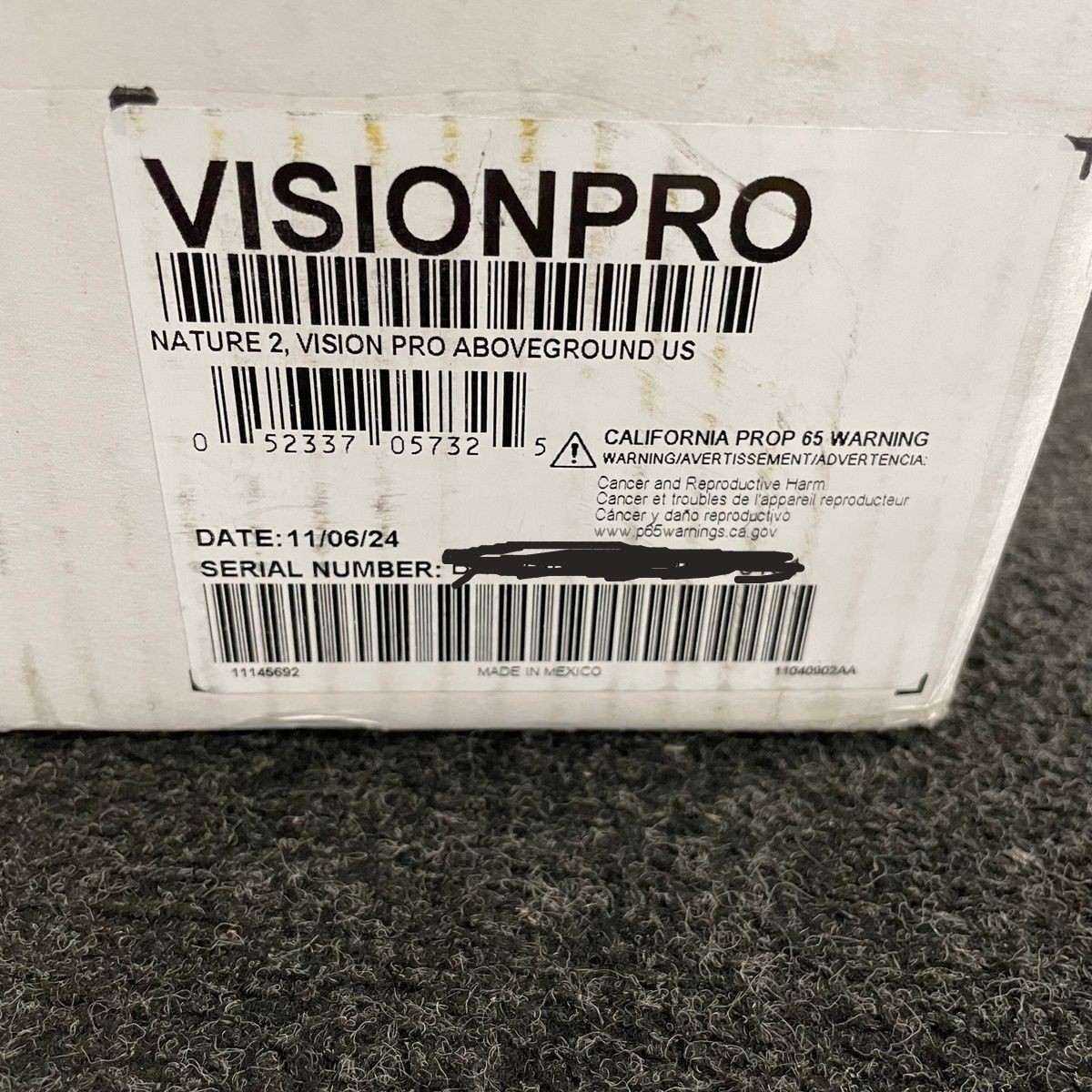 Nature 2, Vision Pro Aboveground Us*