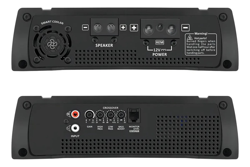 TARAMPS HD 3000 - 2ohm + TS 400x4 - 2ohm + Control TLC 3000 - Eletronics Car.
