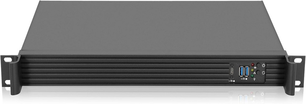 1U Compact Server/Desktop Mini-Itx Chassis - 9.84" Depth,Supports Mini-Itx Mothe