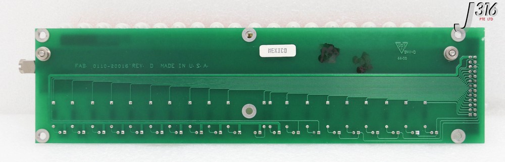 34242 APPLIED MATERIALS PCB ASSY, PNEUMATIC 3-WAY INTERCONNECT BD 0100-20016