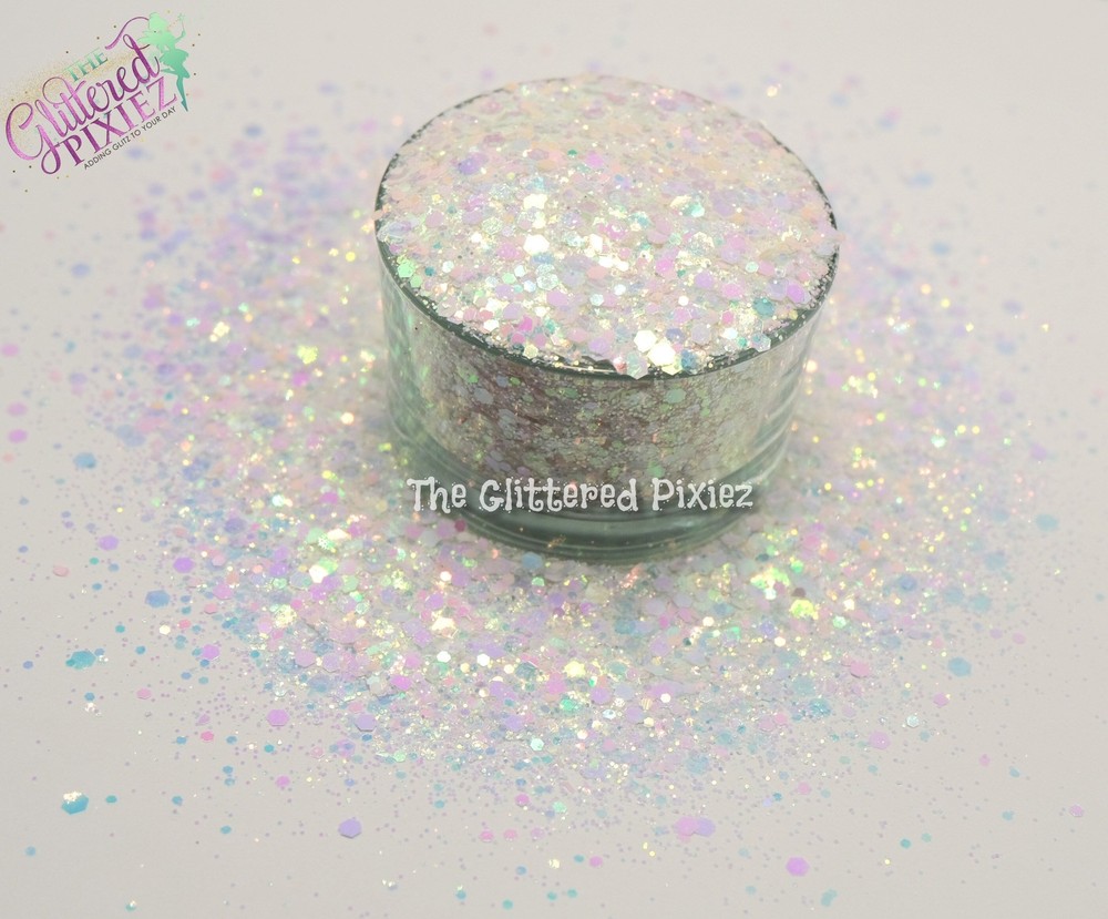 FROSTED OPALS glitter mix- Aurora Australis collection