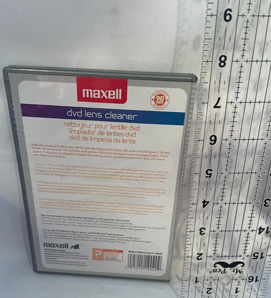Maxell DVD / Blueray Lens Cleaner