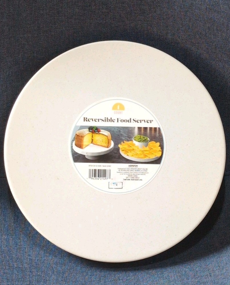 HORIZON REVERSIBLE FOOD SERVER LIGHT GRAY