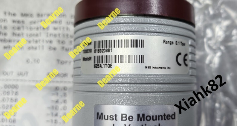 MKS 626A.1TQE BARATRON CAPACITANCE MANOMETER,0.1Torr