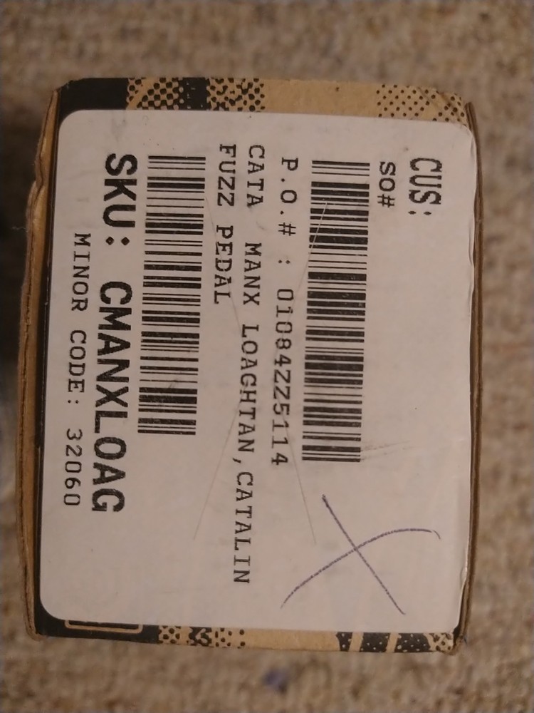 Catalinbread Manx Loaghtan Fuzz Pedal Box Empty