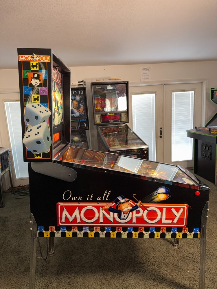 Platinum Edition Monopoly Pinball Machine