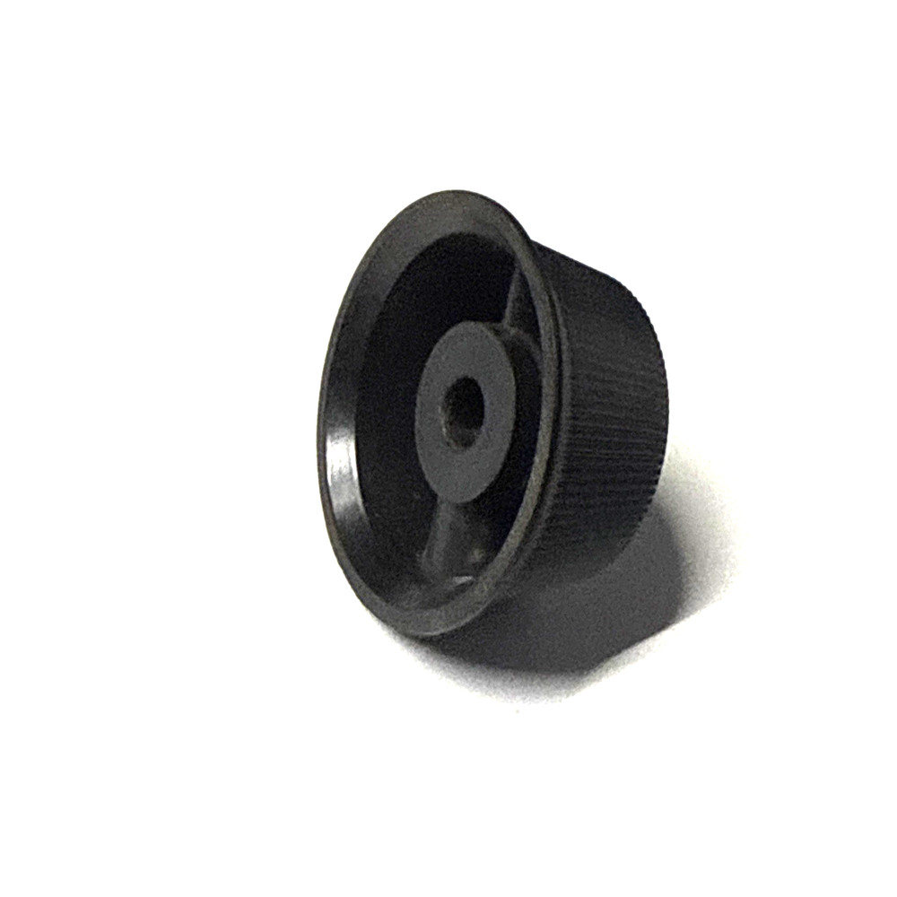 one black knob OD =38 mm for 6 mm shaft DACA