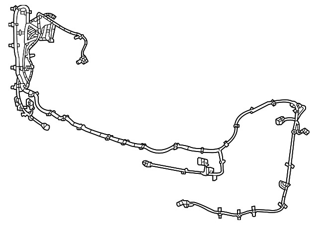 Genuine GM Front Object Alarm Sensor Wiring Harness 85156054