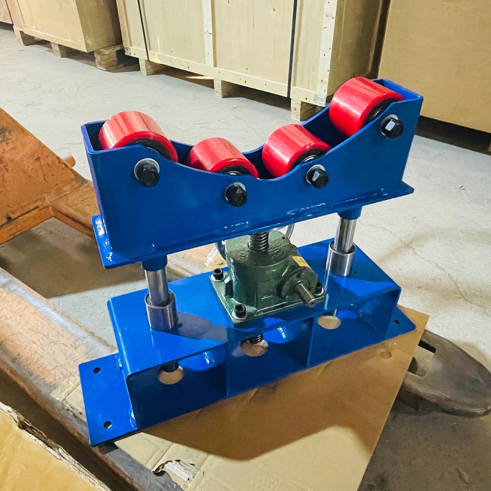 Two sets Manual Welding Roller Bracket 1100lb Rolling Support Frame for Welding