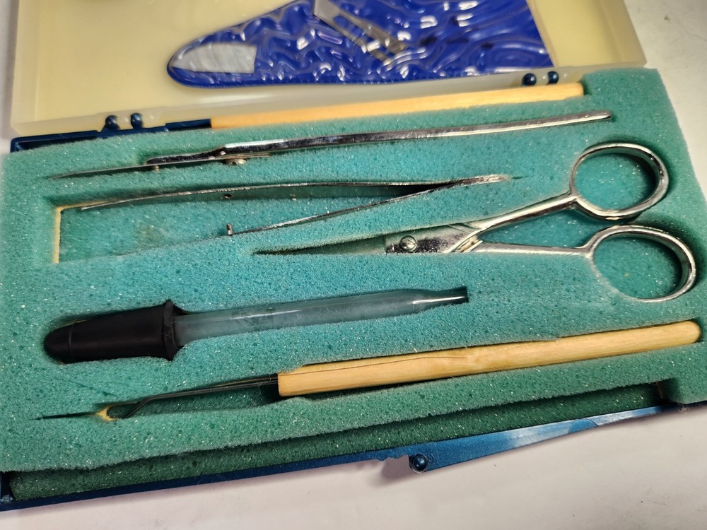 Vintage Graf Apsco Dissection Kit w/Case Crafting Drafting