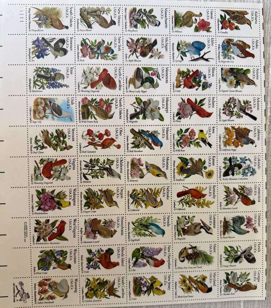 US Stamp Mint Never Hinged Sheets And Plate Bocks Face Value $87.81