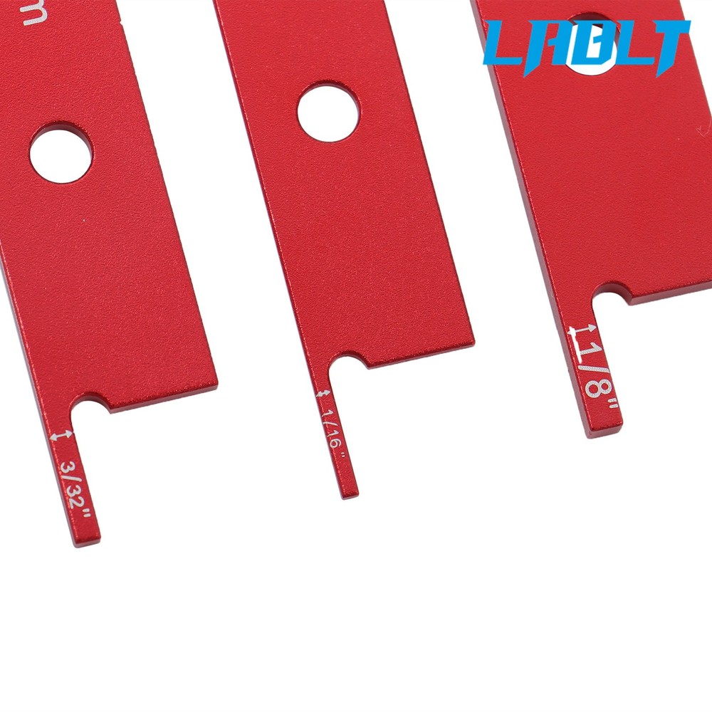 LABLT Height Gauge Router Table Setup Bars Precision Setup Blocks 14piece set