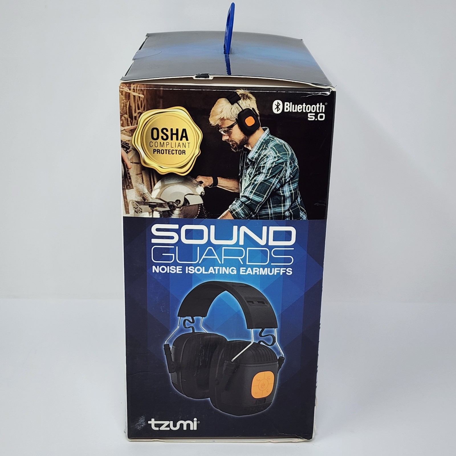 Tzumi Sound Guards Bluetooth Noise Isolating Hearing Protection Headphones Black