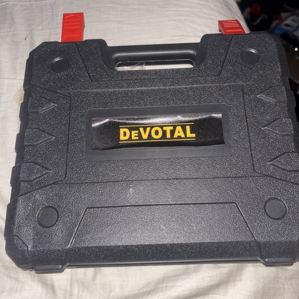 Devotal Drill With Battery, Charger And Many Accessories New Opened Box
