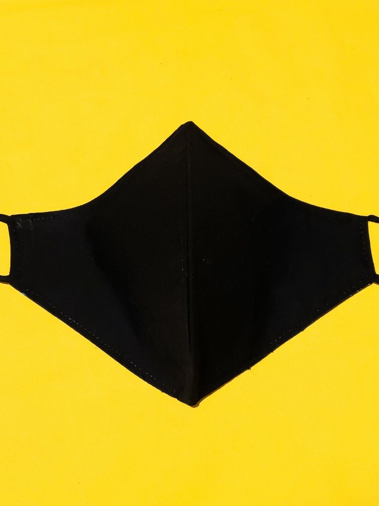 Neutral Squares Adjustable Face Mask