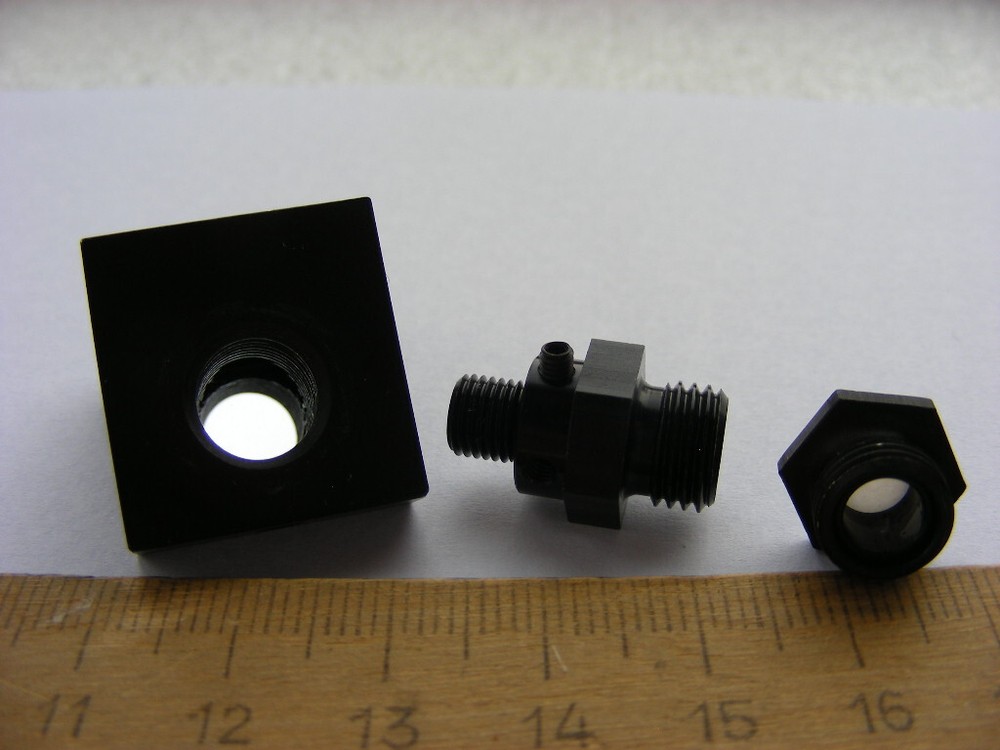 Ocean Optics UV-NIR Collimator, Turning Mirror and Cosine Corrector Assembly