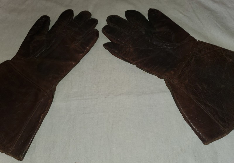 German flight pilot gloves mitten WWII Russian