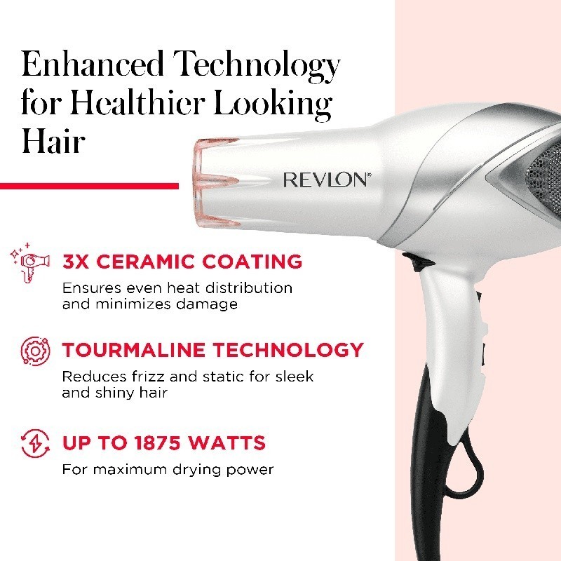 Infrared Ionic Hair Dryer W/ Diffuser Concentrator Triple Ceramic Technology New