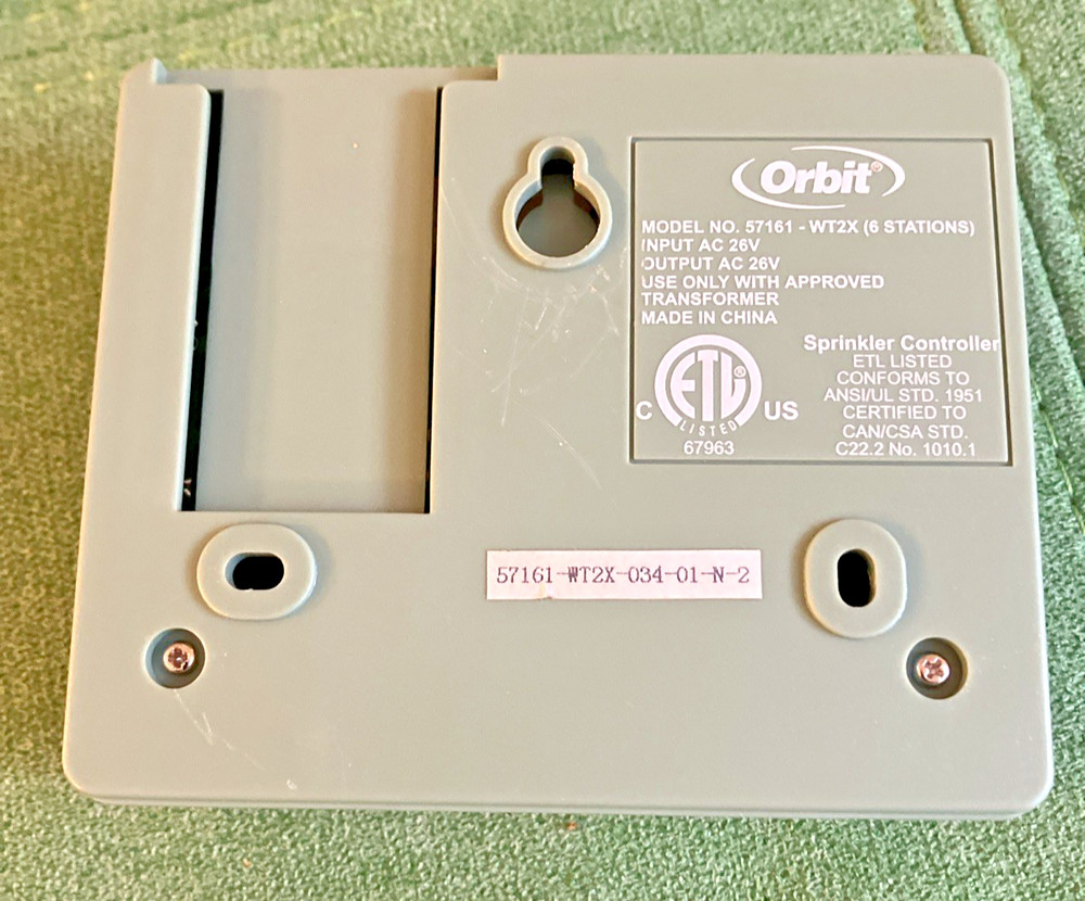 Orbit WaterMaster 6-Station 57161 Outdoor/Indoor Programable Sprinkler Timer