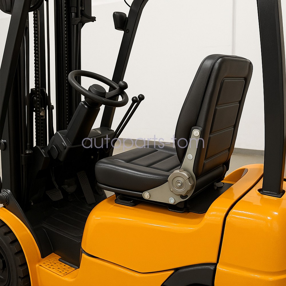 Universal Forklift Lawn Mower Tractor Seat Adjustable Backrest Waterproof