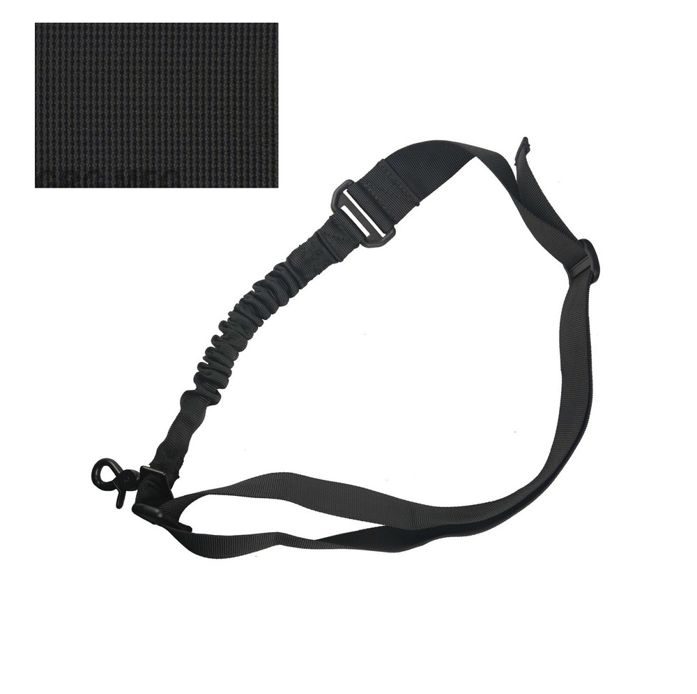 One Point Bungee Adjustable Sling Durable Black Band
