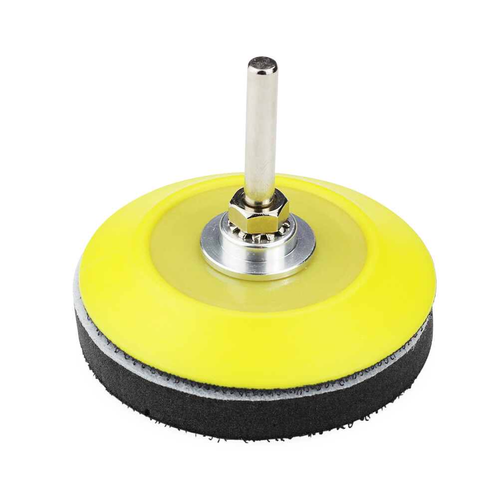 3" Hook & Loop Sanding Disc Backing Pad Optional Foam Layer, 1/4" Shank - 5 Pack