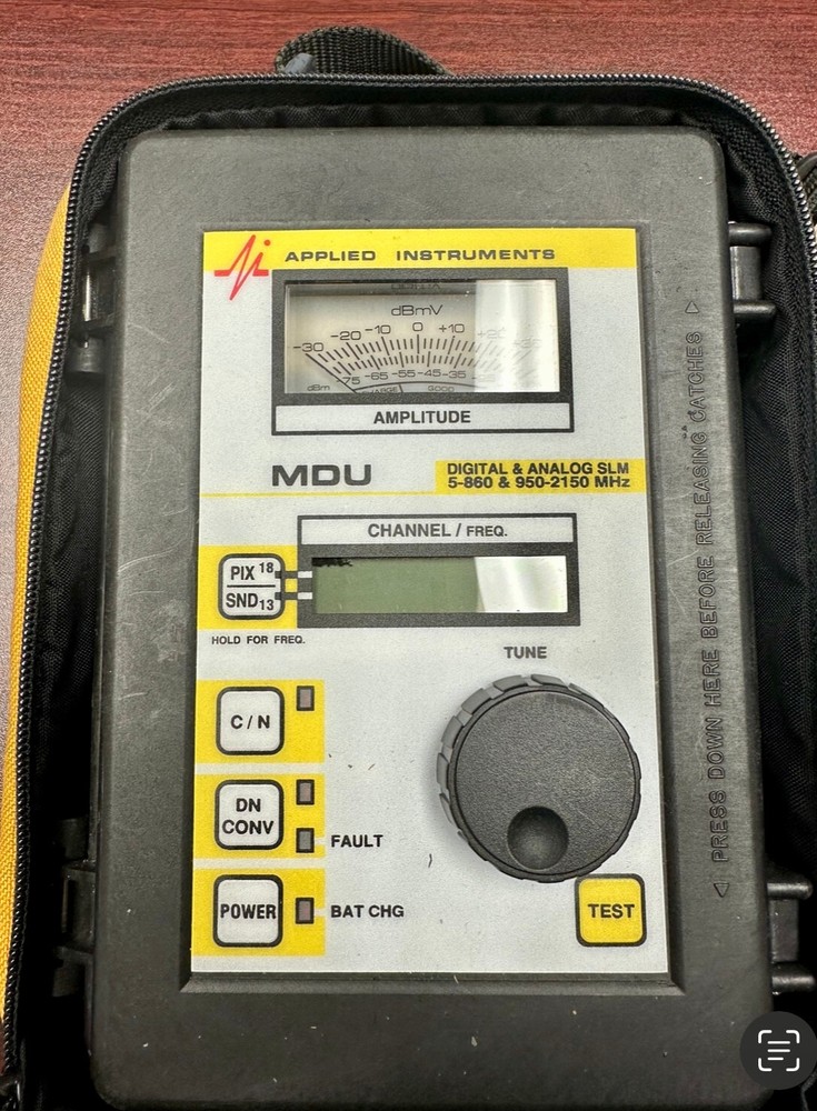 Applied Instruments MDU Digital&Analog Signal Level Meter (SLM)