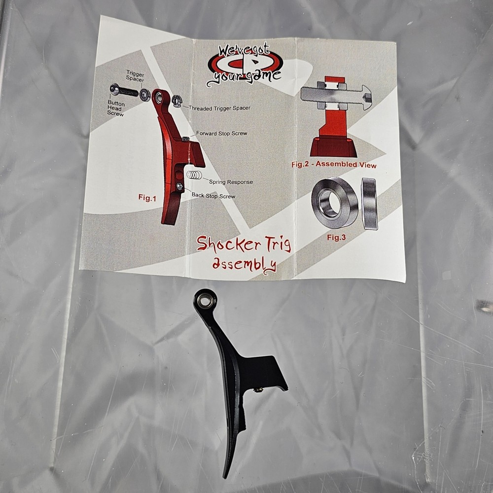 Shocker Paintball Gun Trigger Custom Products - Used