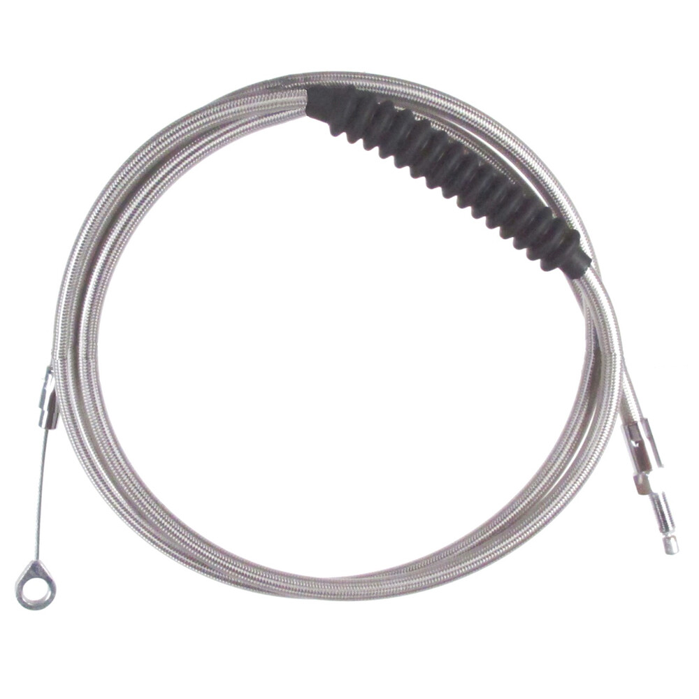 Stainless Braided +6" Clutch Cable 2000-2006 Harley-Davidson Softail Standard