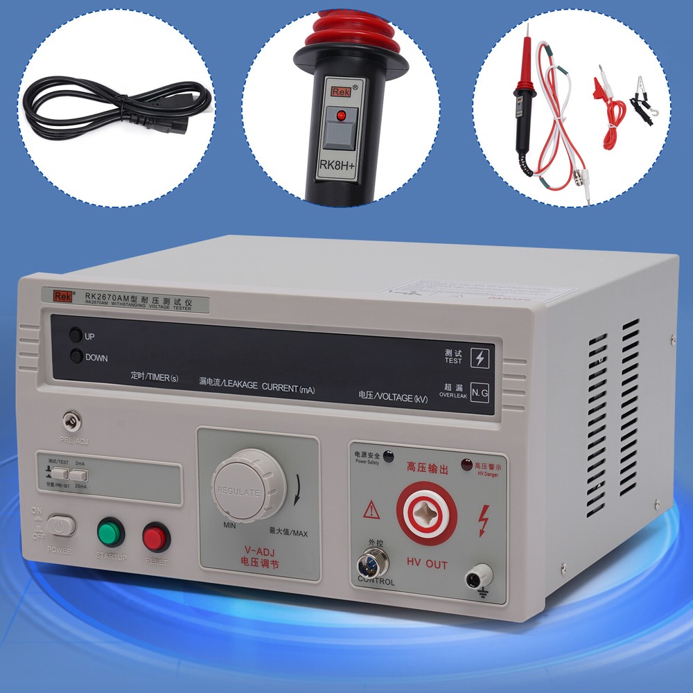 Hi-Pot Tester Insulation Resistance Testing Tool 5KV AC Withstand Tester Current
