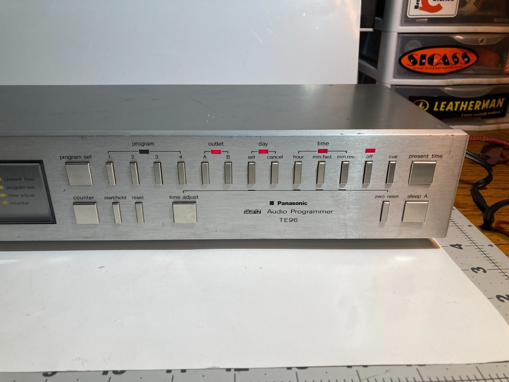 Panasonic TE96 Quartz Audio Programmer Working Vintage Japan Made