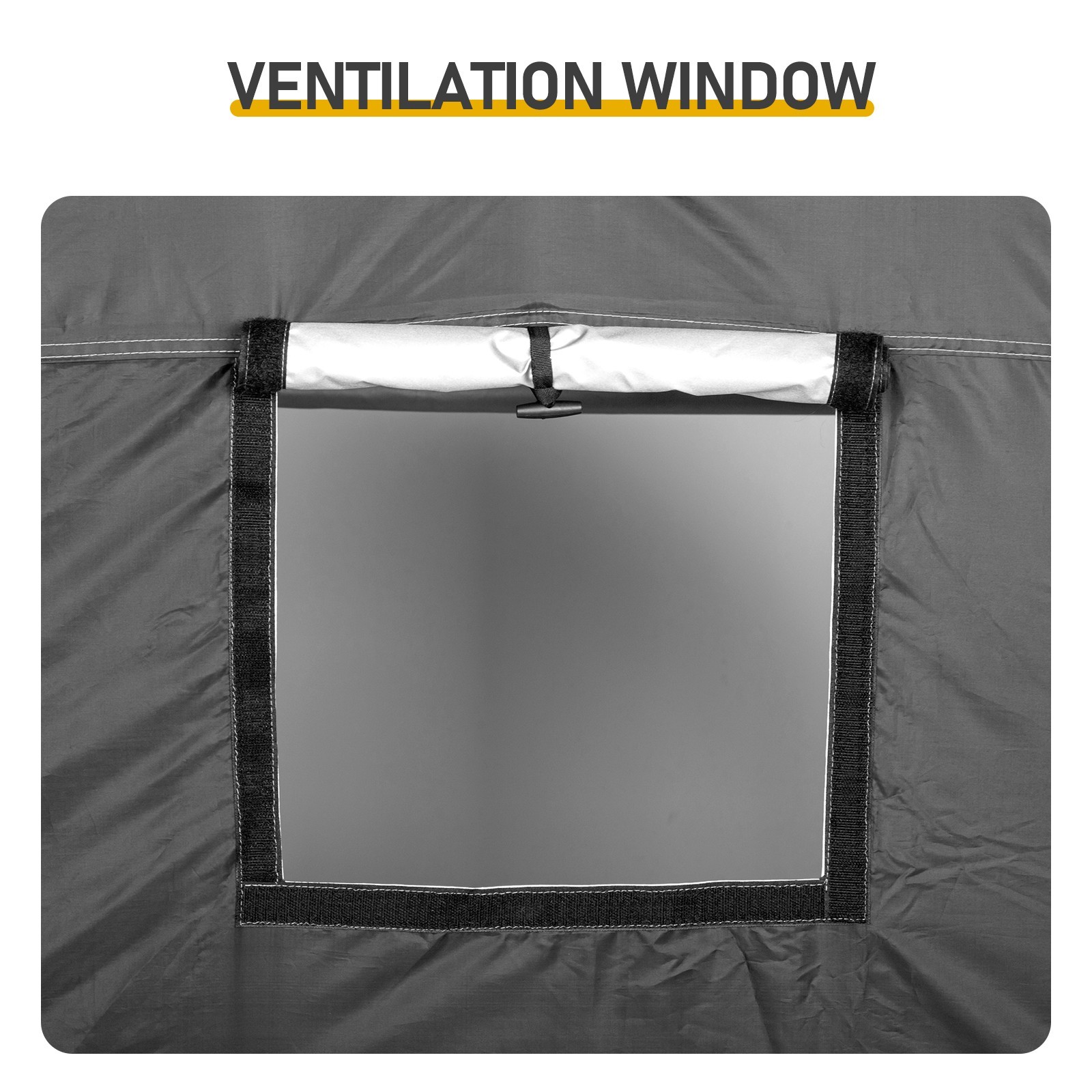 Black Arc Bicycle Storage Shed, 210D PU Silver Coated Oxford Cloth Bike Cover