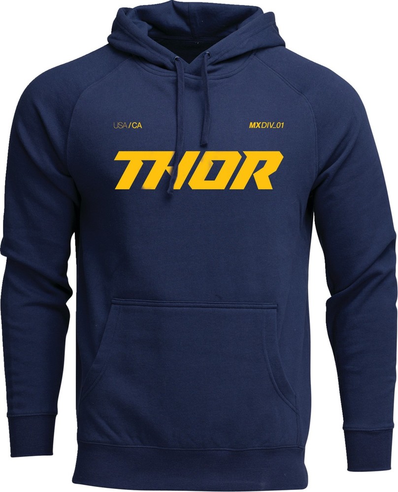Thor Brave Mens Pullover Hoody Navy Blue MD