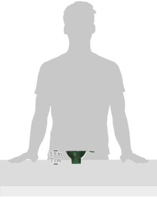 Vented Green Plastic Canning Funnel - Extra Wide Mouth for Kitchen Efficiency