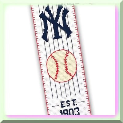 Handcrafted NY Baseball Bookmark
