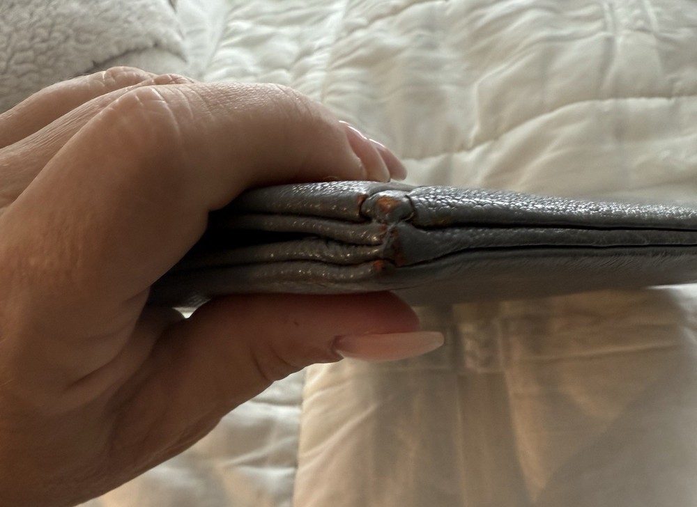 JACOMO PARIS LEATHER CLUTCH BAG