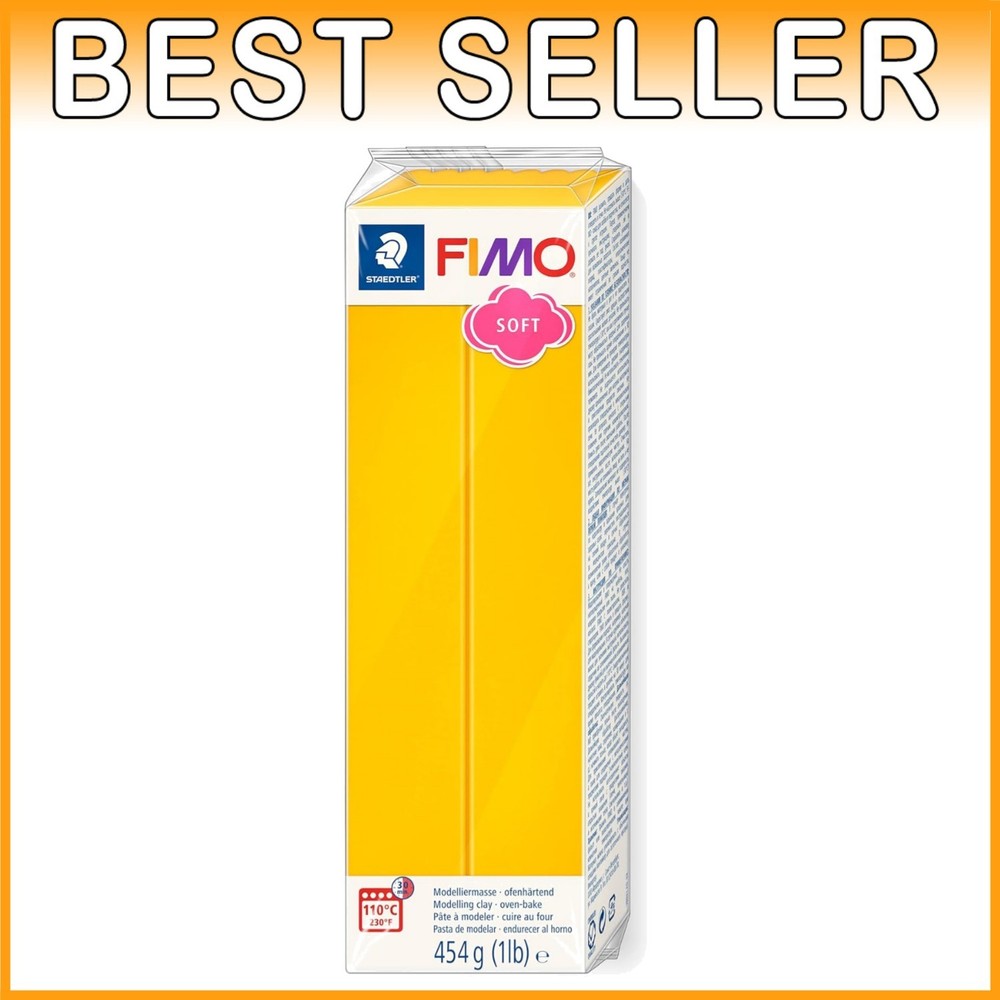 FIMO Soft Modeling Clay, Sunflower Yellow, 454g