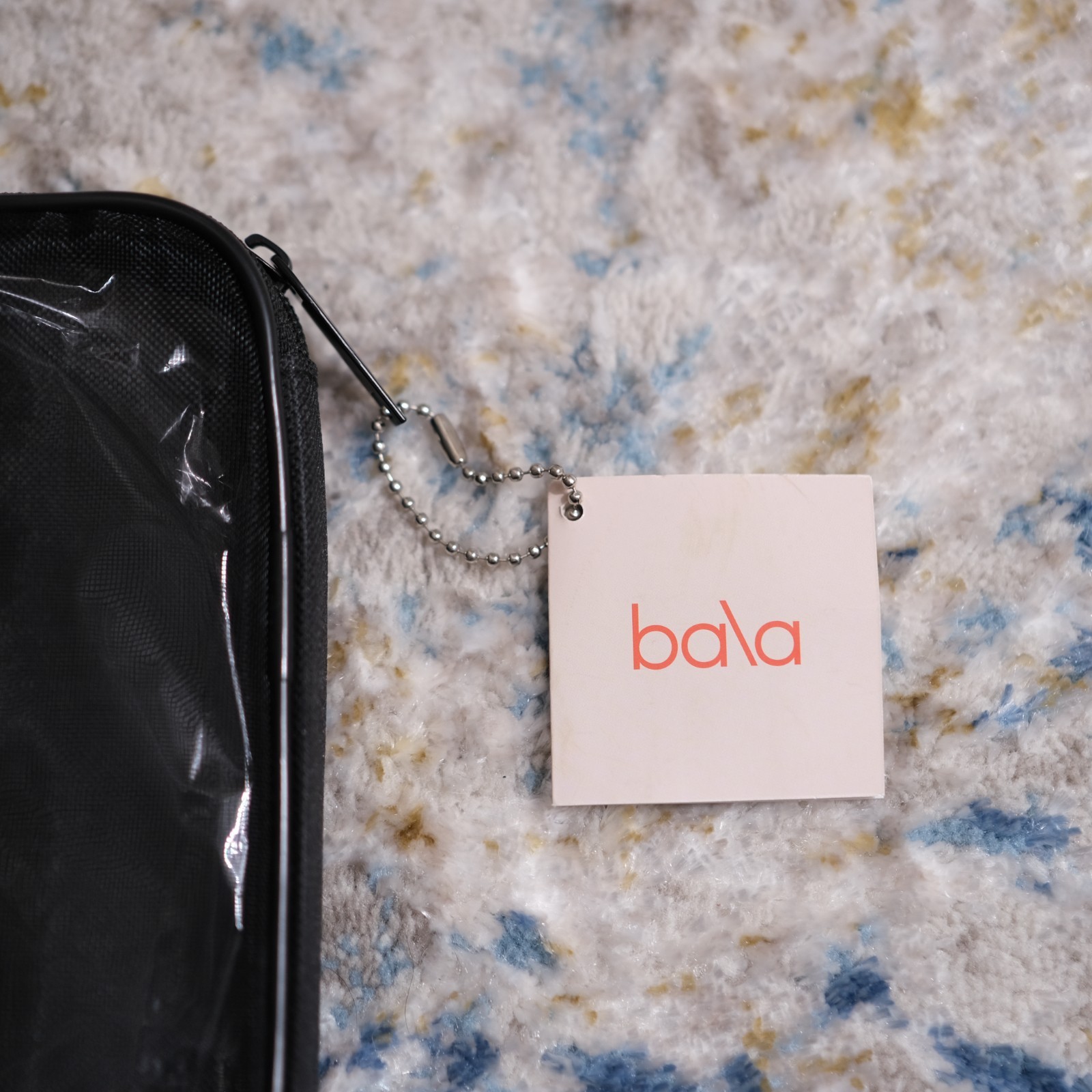 New Bala Exercise Sliders for Yoga HIIT Core Training 2 Pc Set Charcoal Mesh Bag