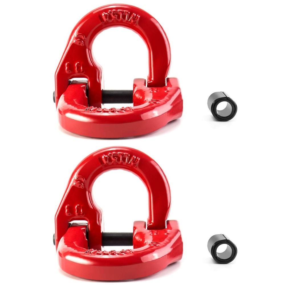 High-Strength G80 Hammerlock Coupling Links - 1/2", Locking Mechanism, 2 Pack