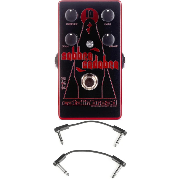 Catalinbread Sabbra Cadabra Overdrive Pedal with EBS Patch Cables - 10th