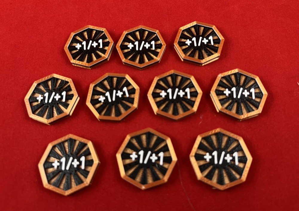 +1/+1 Counters (10) - Compatible with Universal Counters Set for Magic