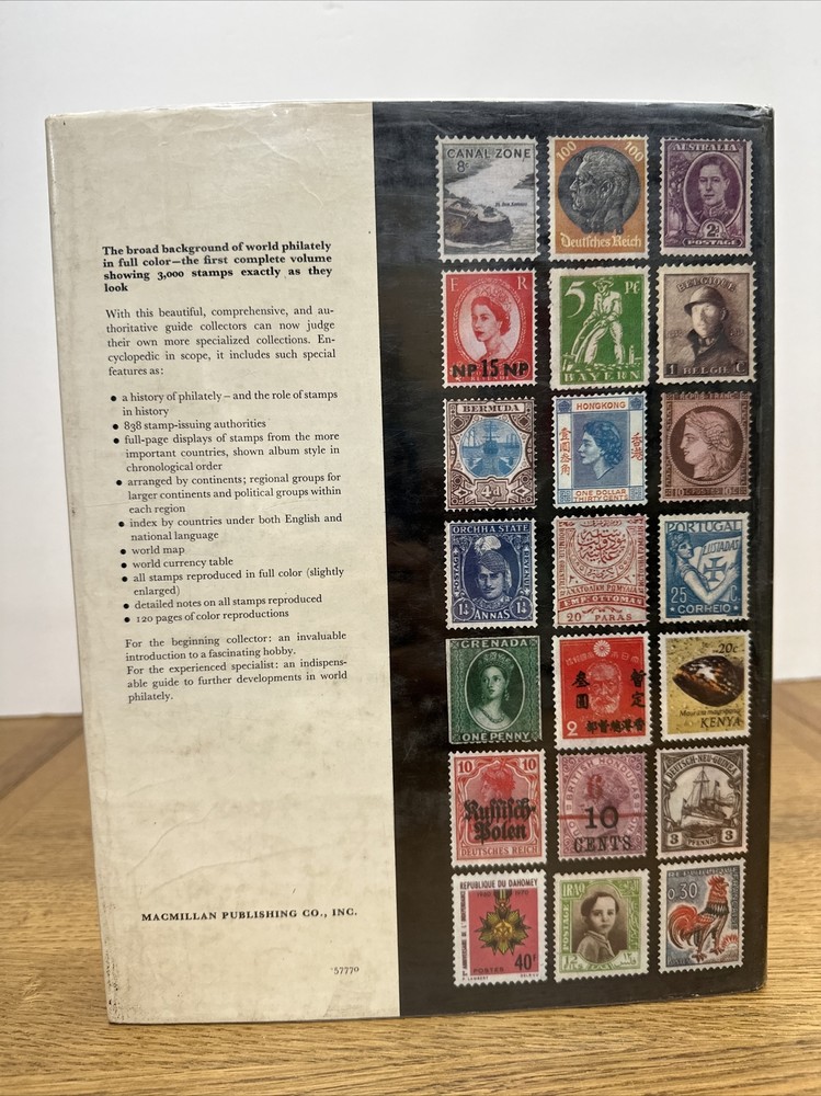 THE DICTIONARY OF STAMPS IN COLOUR JAMES A. MACKAY HC DJ 1973 First Printing VTG