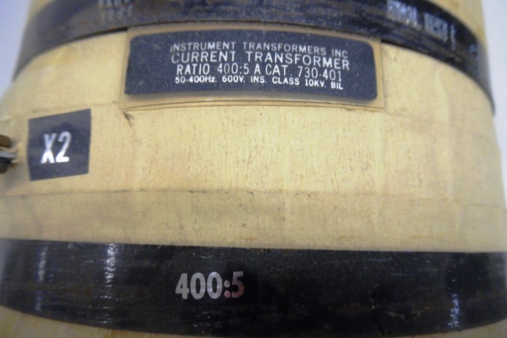 INSTRUMENT TRANSFORMERS CURRENT TRANSFORMER, 730-401, RATIO 400:5