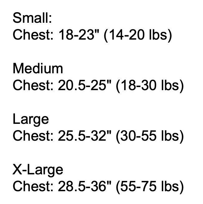 Dog Pet Vest Harness No Pull w Handle Adjustable Control Reflective S M Large XL